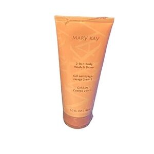 Mary Kay 2 in 1 Body Wash & Shave Gel 6.5 fl oz. Full Size Factory Sealed  New.